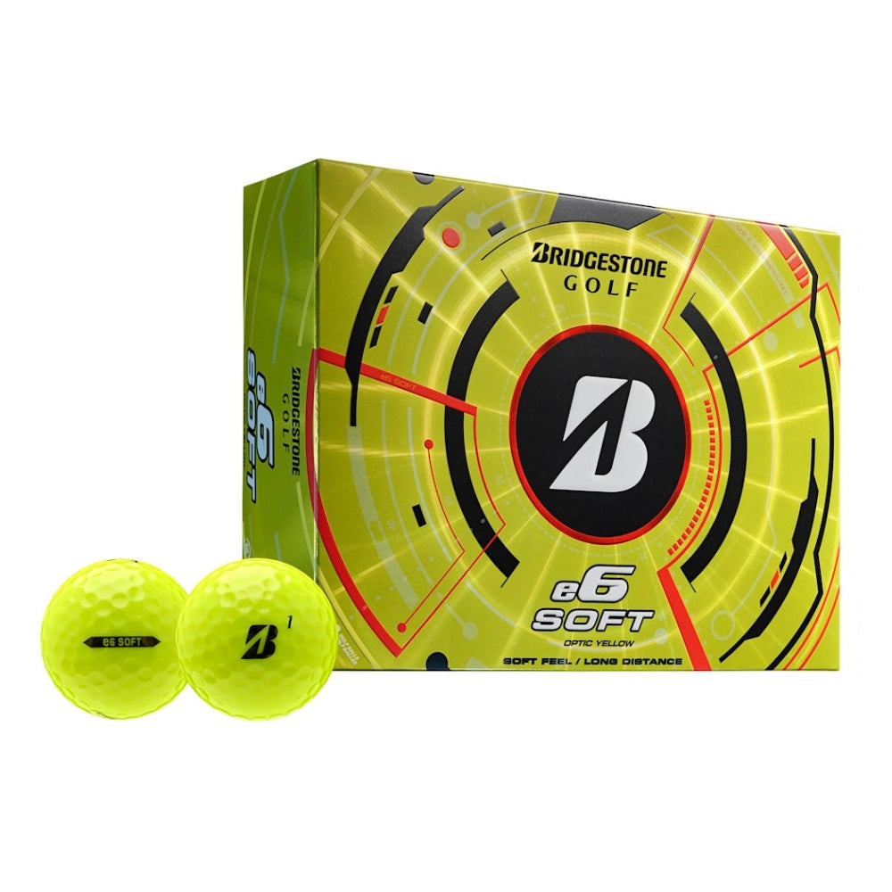 Bridgestone E6 '25 Soft Yellow Golf Balls DZ