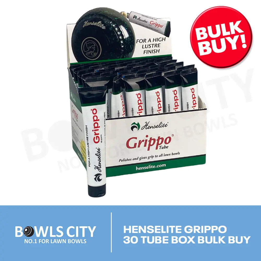 Henselite Grippo 30 Tube Box Bulk Buy - Bowls City