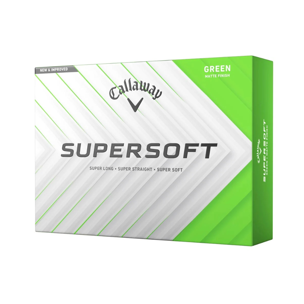Callaway Supersoft Golf Balls '25 Green Dozen