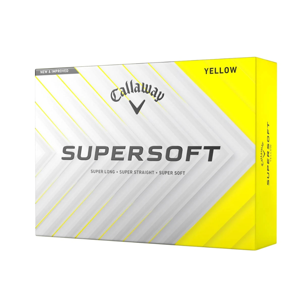Callaway Supersoft Golf Balls '25 Yellow Dozen