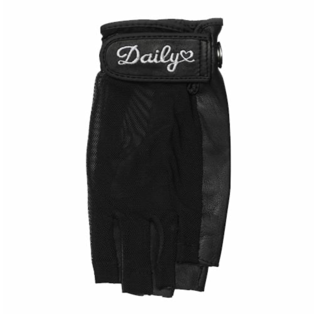 Daily Sports Black Sun Glove Half Finger - Left Hand