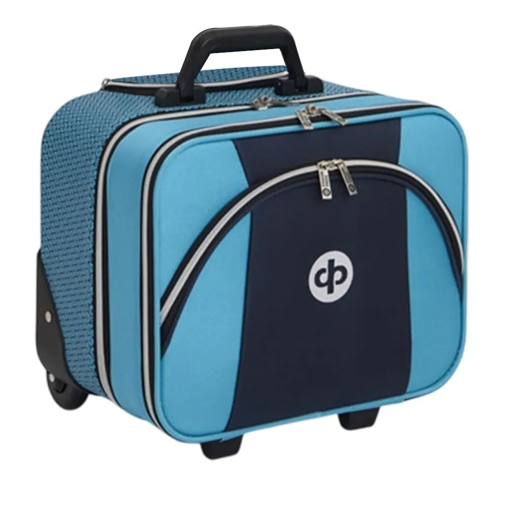 Drakes Pride Horizon MK3 Locker Trolley Lawn Bowls Bag - Navy/Light Blue - Bowls City