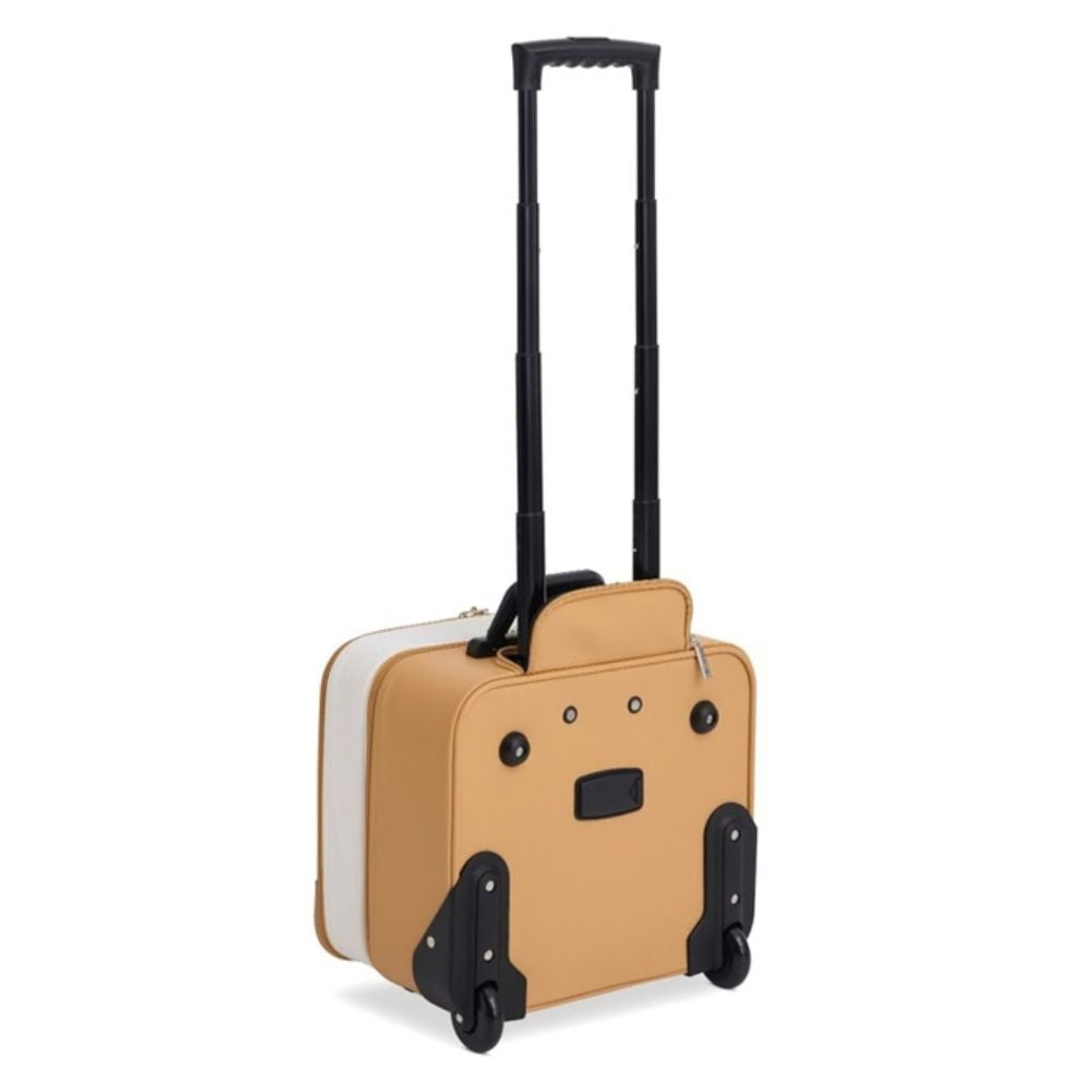 Drakes Pride Legacy Trolley Lawn Bowls Bag - White/Tan