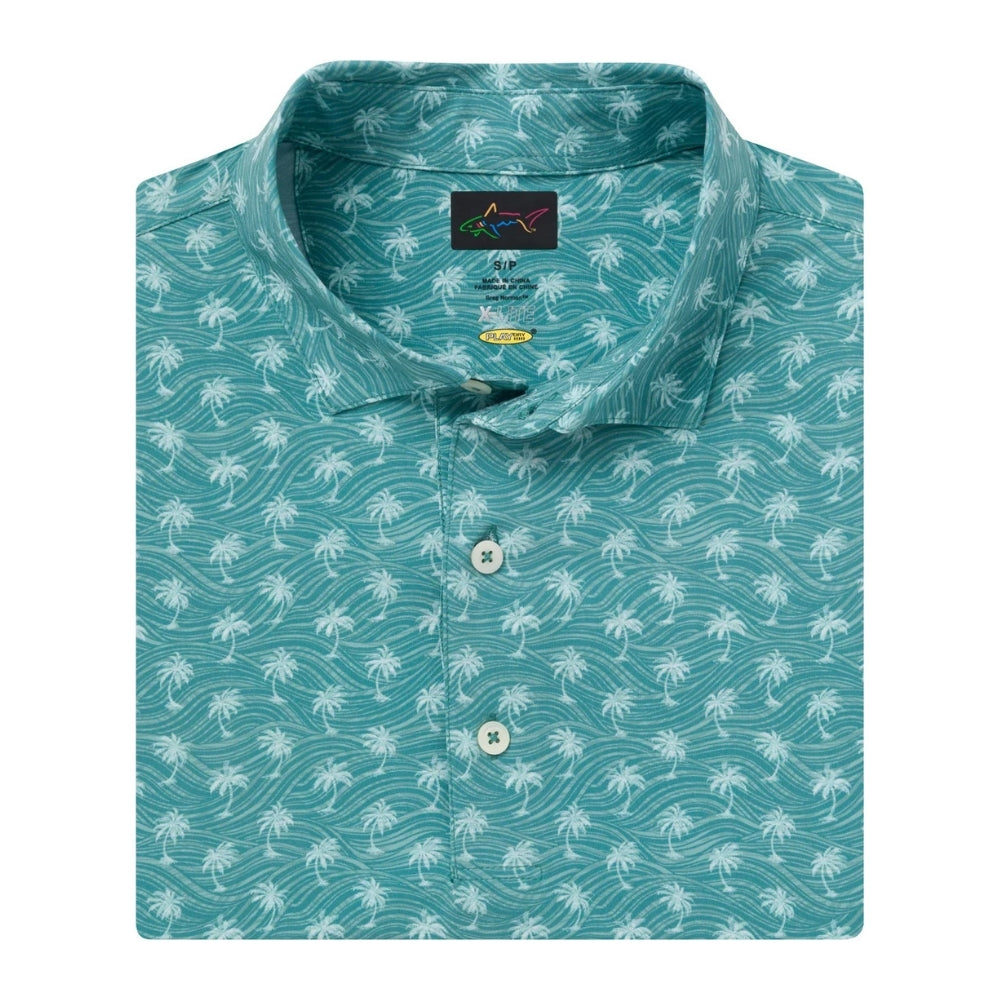 Greg Norman Mens Breezy Palm Polo