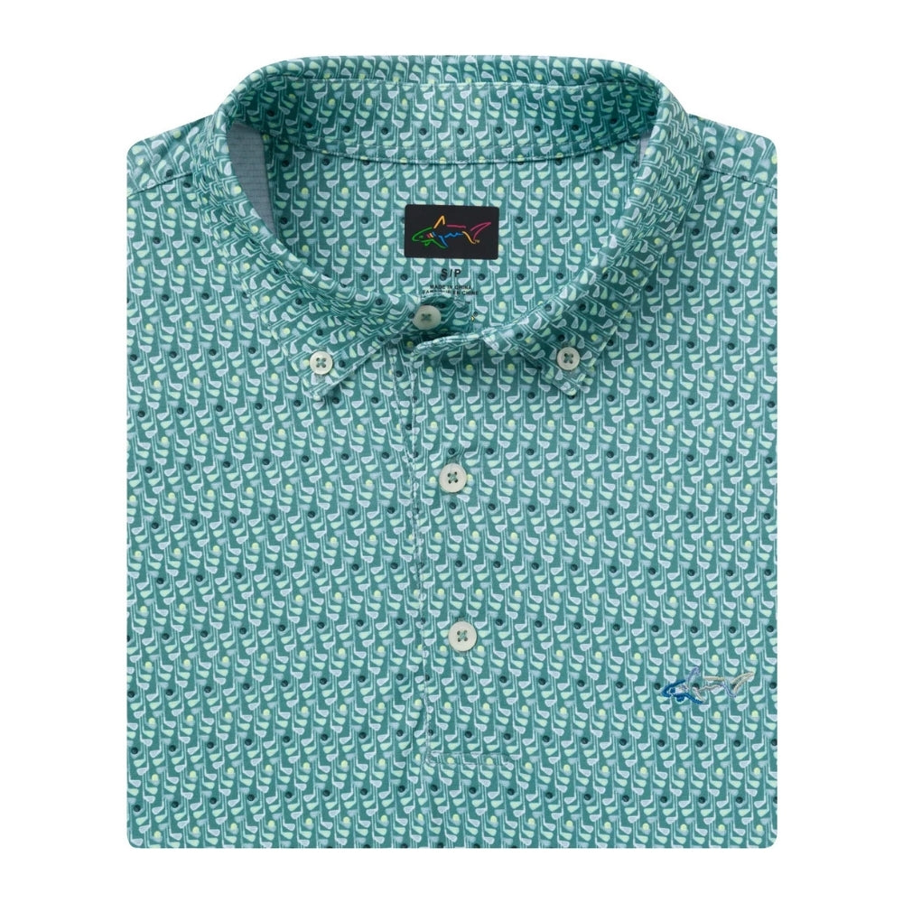 Greg Norman Mens Irons and Apex Polo