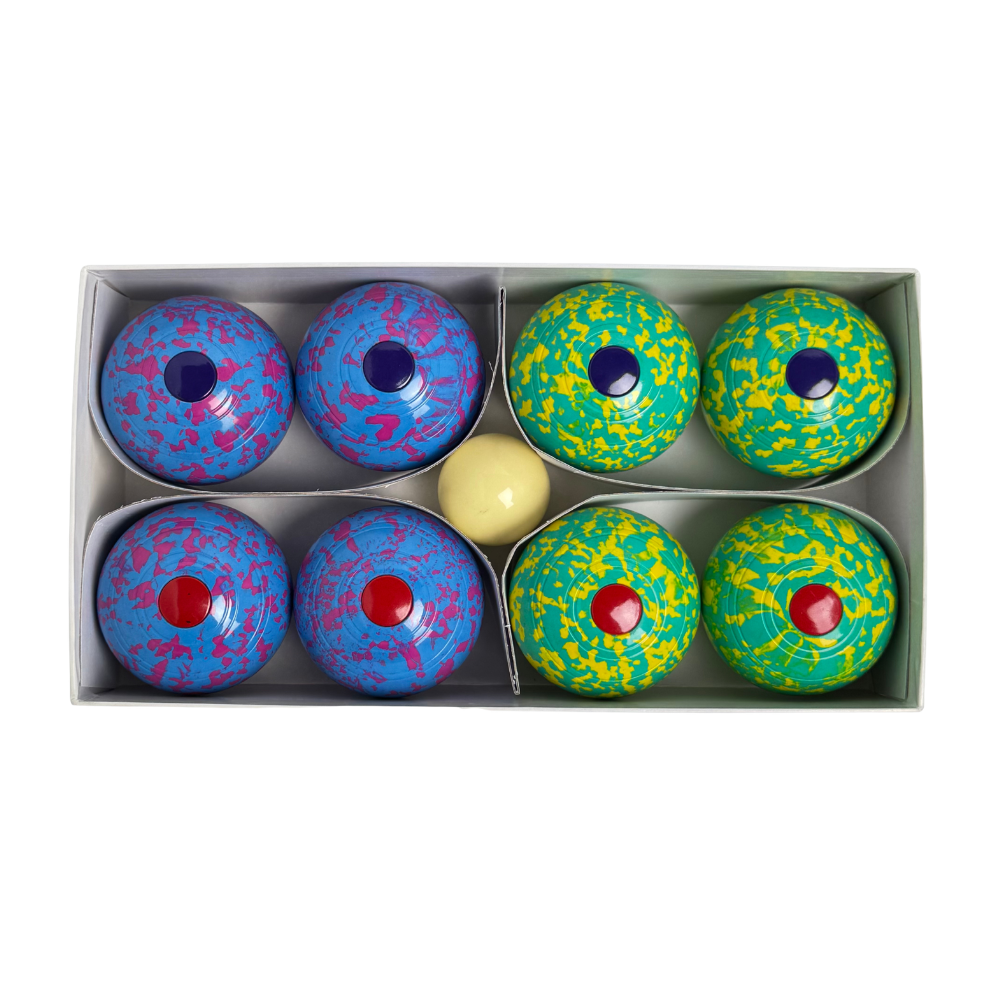 Henselite Indoor Carpet Bowls (Set Of 8 plus Jack )