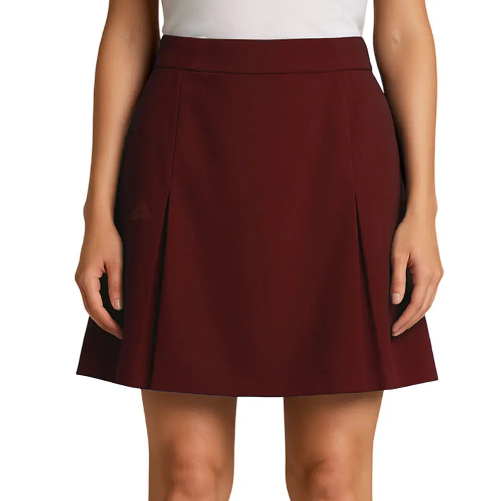 Holland Park Ladies Opal Skort BA Logo - Maroon - Bowls City