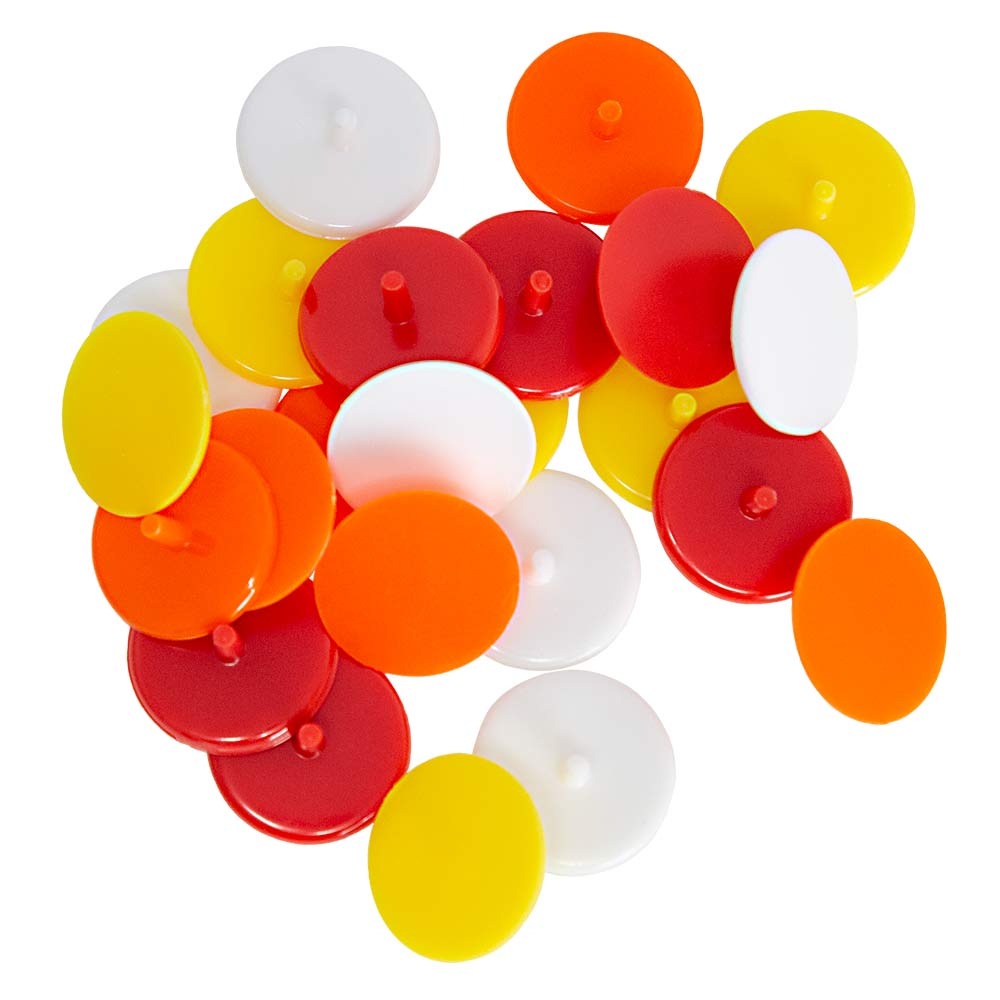 Brosnan 24 Coloured Golf Ball Markers