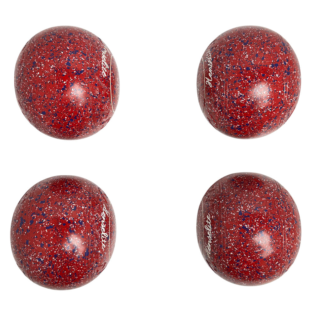Henselite (Pre-Owned) Fusion Lawn Bowls Size 3 Heavy Gripped - Maroon P23-2Y