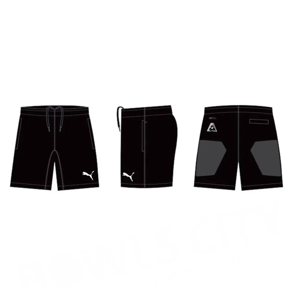 Puma Unisex 8" Bowls Short with Chamois - Black - Bowls City