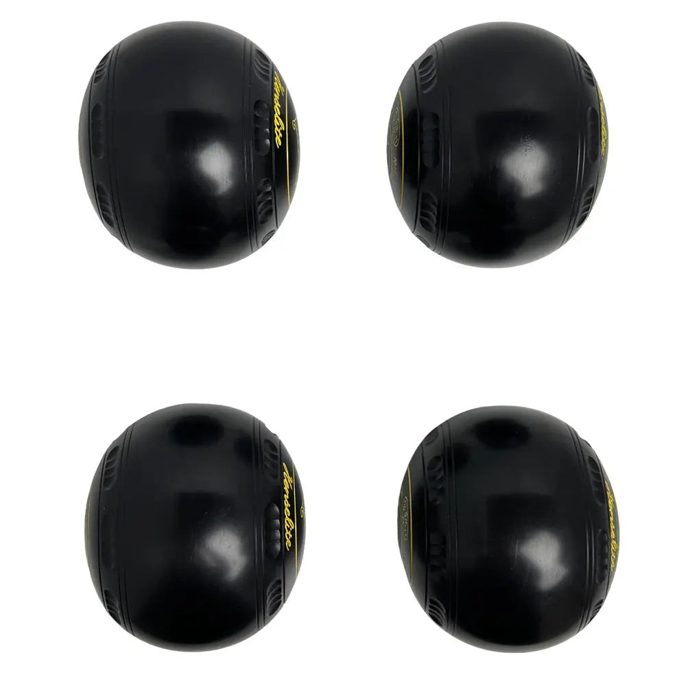 Henselite (Pre-owned) Dreamline XG Lawn Bowls Size 3 Heavy Gripped - Black S80-1F Henselite