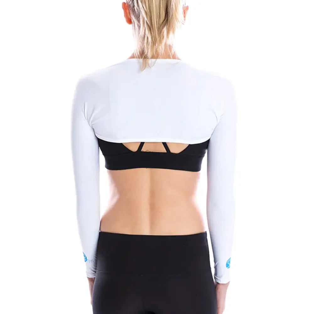 SParms Sun Protection Ladies Shoulder Wrap - White SParms