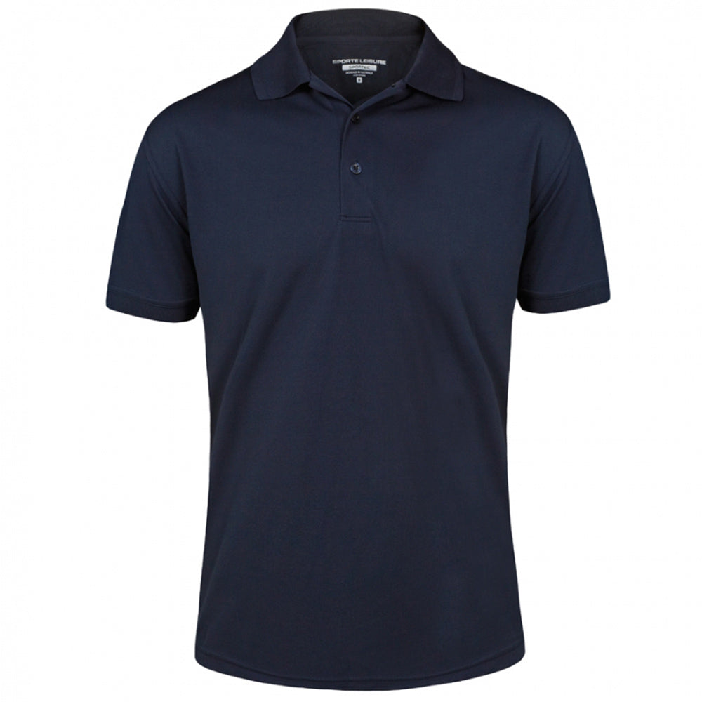 Sporte Leisure Mens Buzz Short Sleeve Polo - Navy
