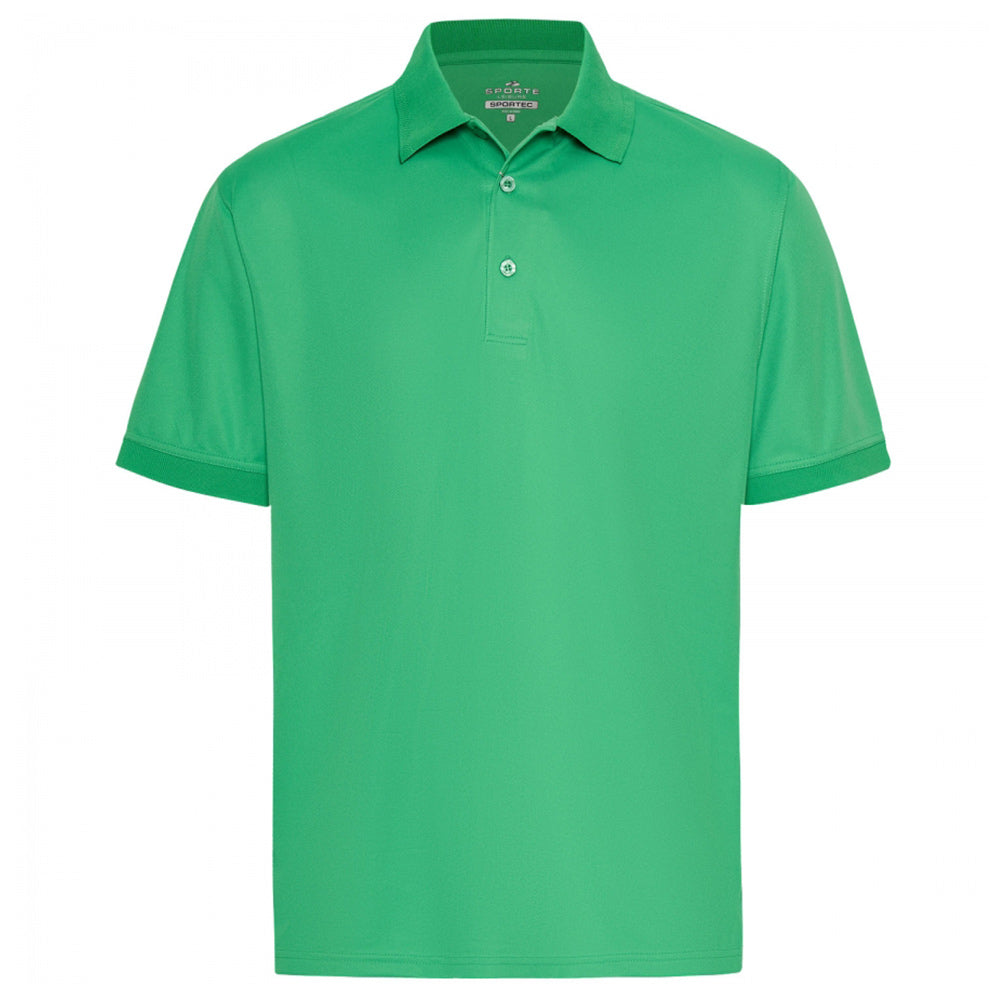 Sporte Leisure Mens Buzz Short Sleeve Polo - Leaf
