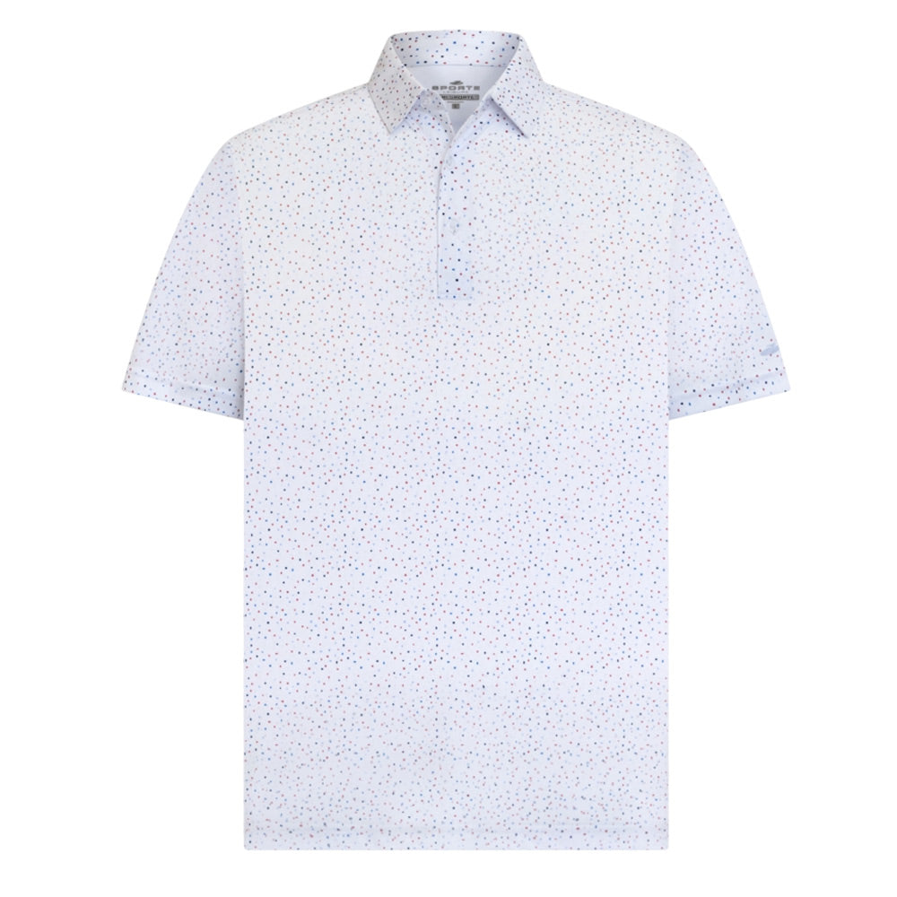 Sporte Leisure Mens Dunes Short Sleeve Polo - White