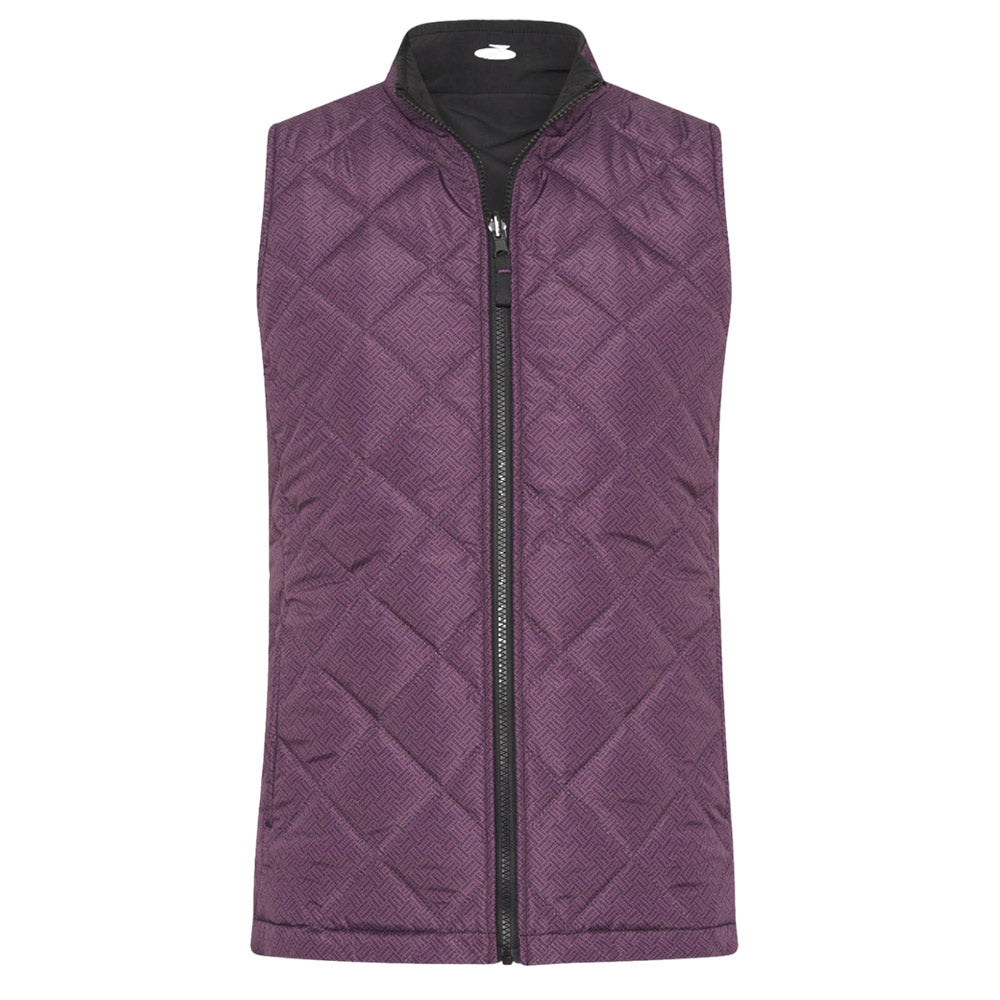 Sporte Leisure Womens Merlot Reversible Vest - Vinyard/Black