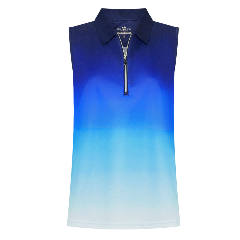Sporte Leisure Womens Mystic Sleeveless Polo - Navy