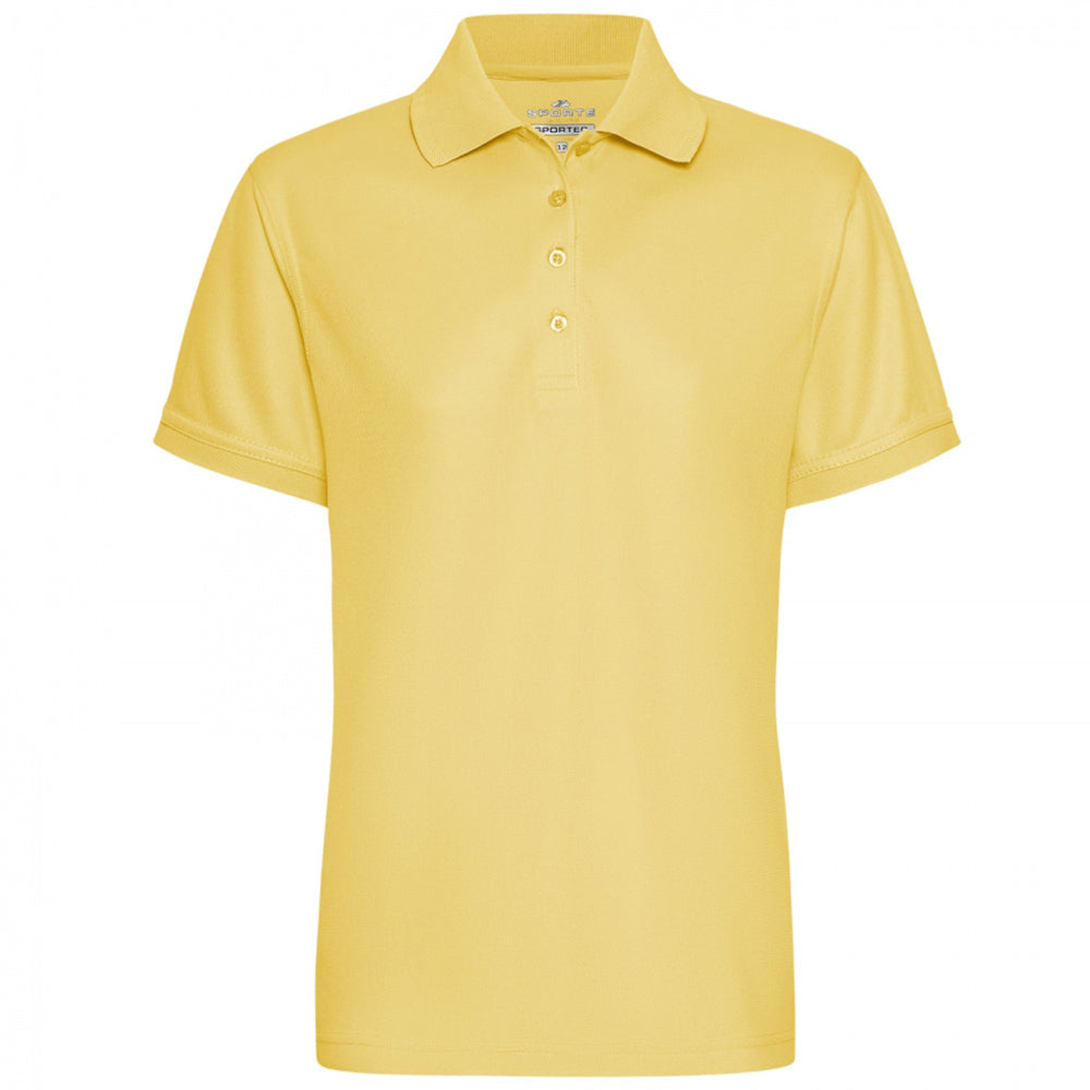 Sporte Leisure Womens Buzz Short Sleeve Polo - Sunshine