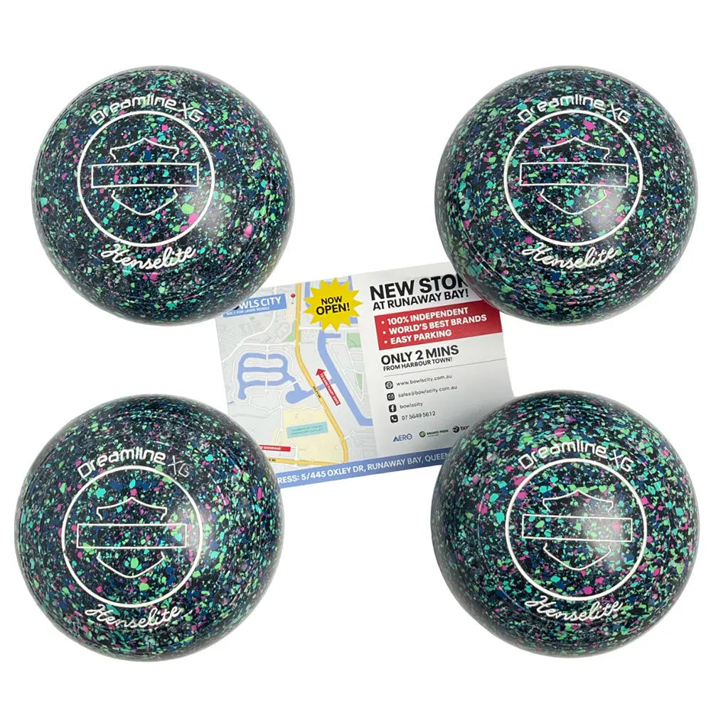 Henselite (Pre-Owned) Dreamline XG Lawn Bowls Size 4 Heavy Gripped - Mystic Henselite