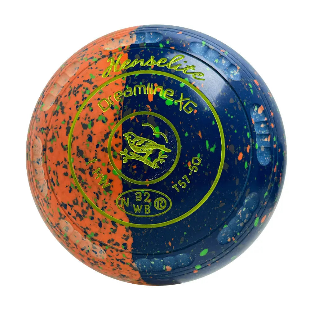 Henselite (Pre-Owned) Dreamline XG Lawn Bowls Size 1 Heavy Gripped - Horizon Duo T57-5Q - Bowls City