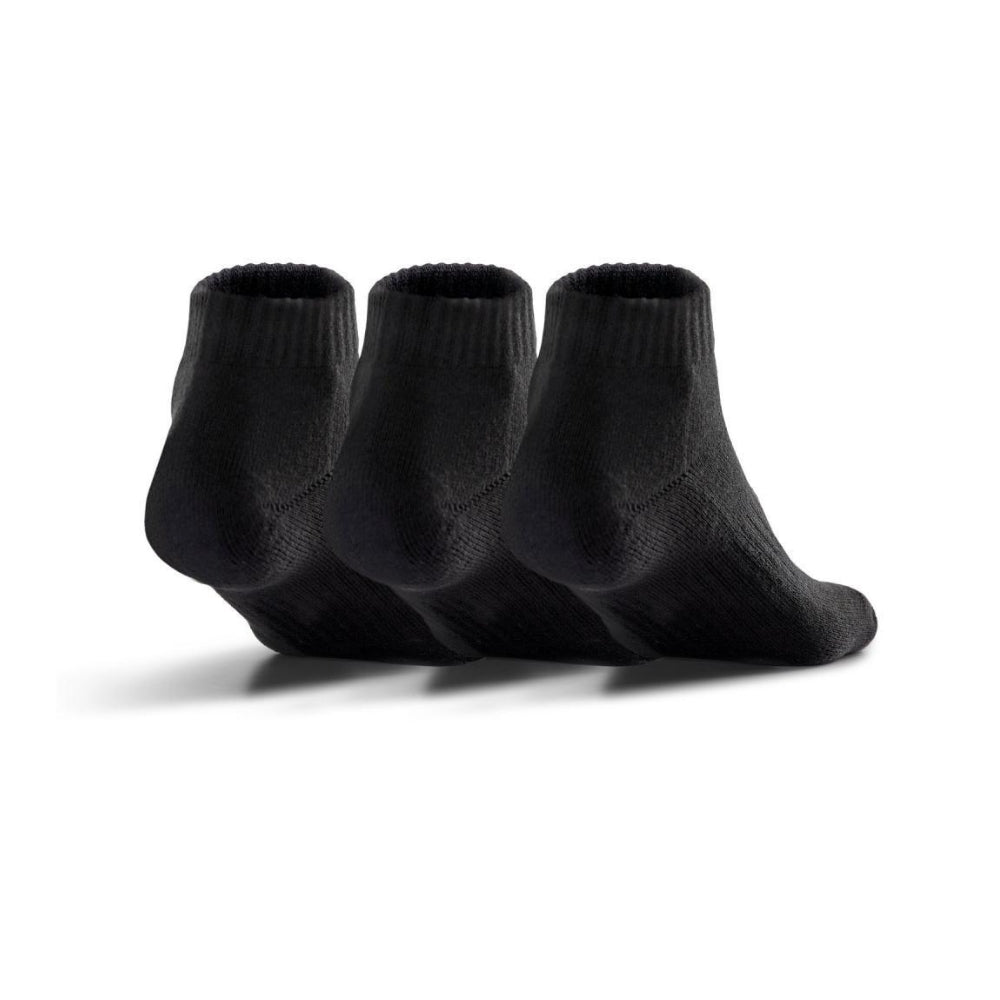 Under Armour Mens Core Ankle Sock 3 Pack - Black