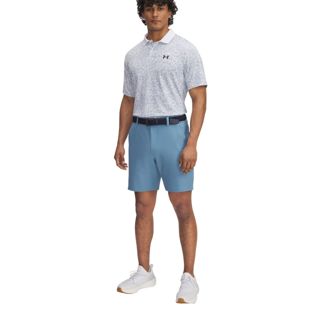 Under Armour Mens Drive 8" Short - Blue Smoke
