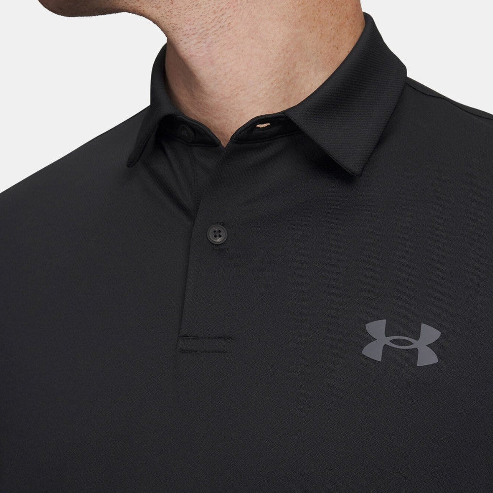 Under Armour Matchplay V2 Mens Golf Polo - Black