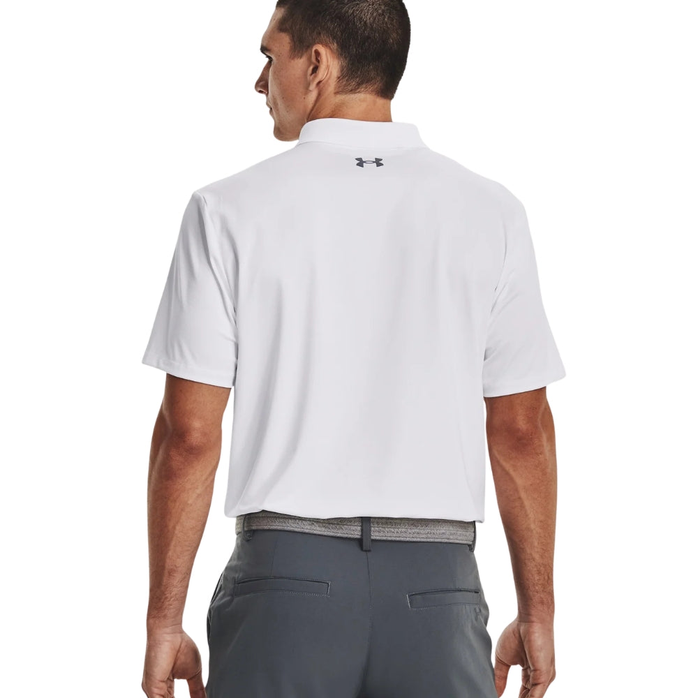 Under Armour Matchplay Mens Golf Polo - White