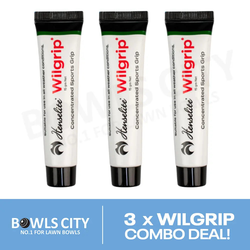 Henselite Wilgrip Tube All Sports Grip Concentrate - 3 Pack Deal - Bowls City