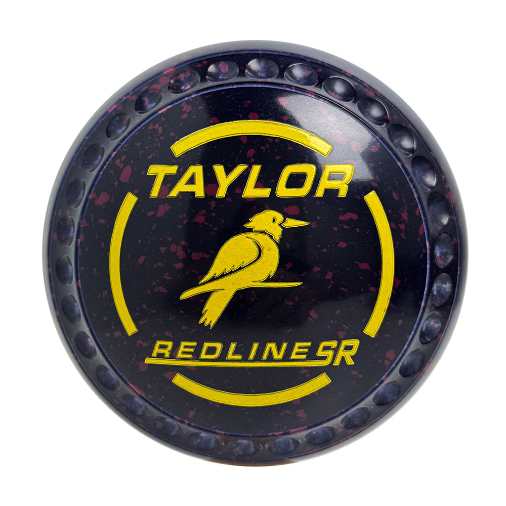 Taylor SR Lawn Bowls Size 2 Heavy Gripped Blue/Magenta - HAE0047A