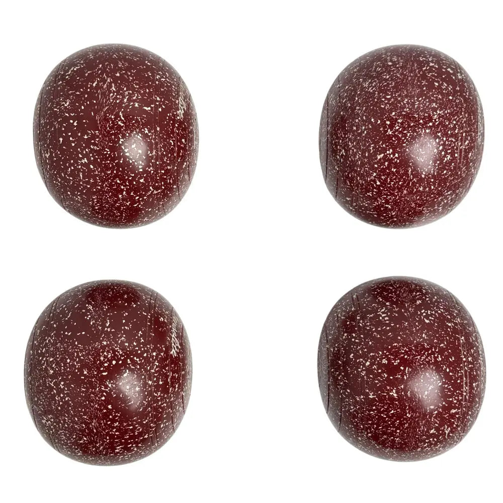 Henselite (Pre-Owned) Alpha Lawn Bowls Size 3 Non-Gripped - Maroon/White O62-4R - Bowls City