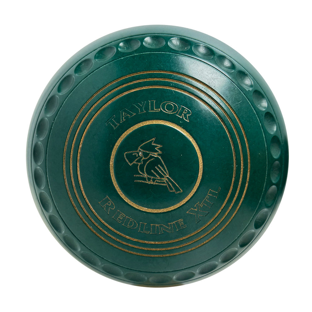 Taylor (Pre-Owned) Redline XTL Lawn Bowls Size 2 Heavy Gripped - Green HF140957