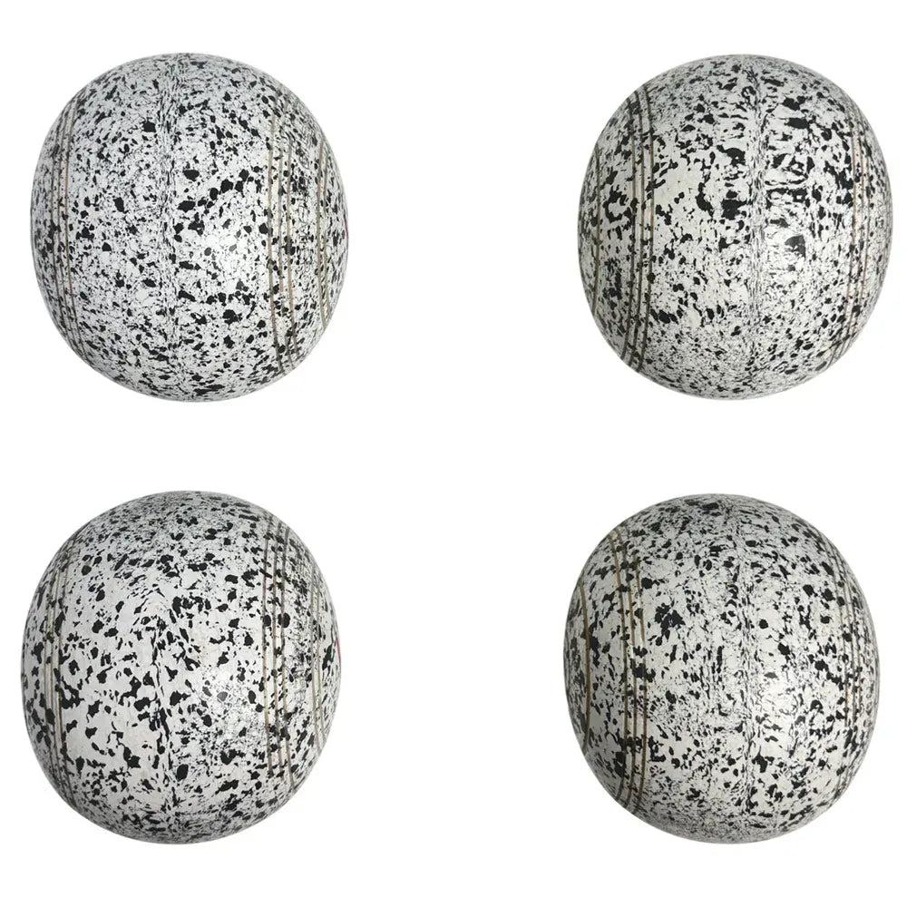 Greenmaster (Pre-Owned) Super 10 Premier Lawn Bowls Size 3 Heavy Non-Gripped - White/Grey - V481162A Greenmaster