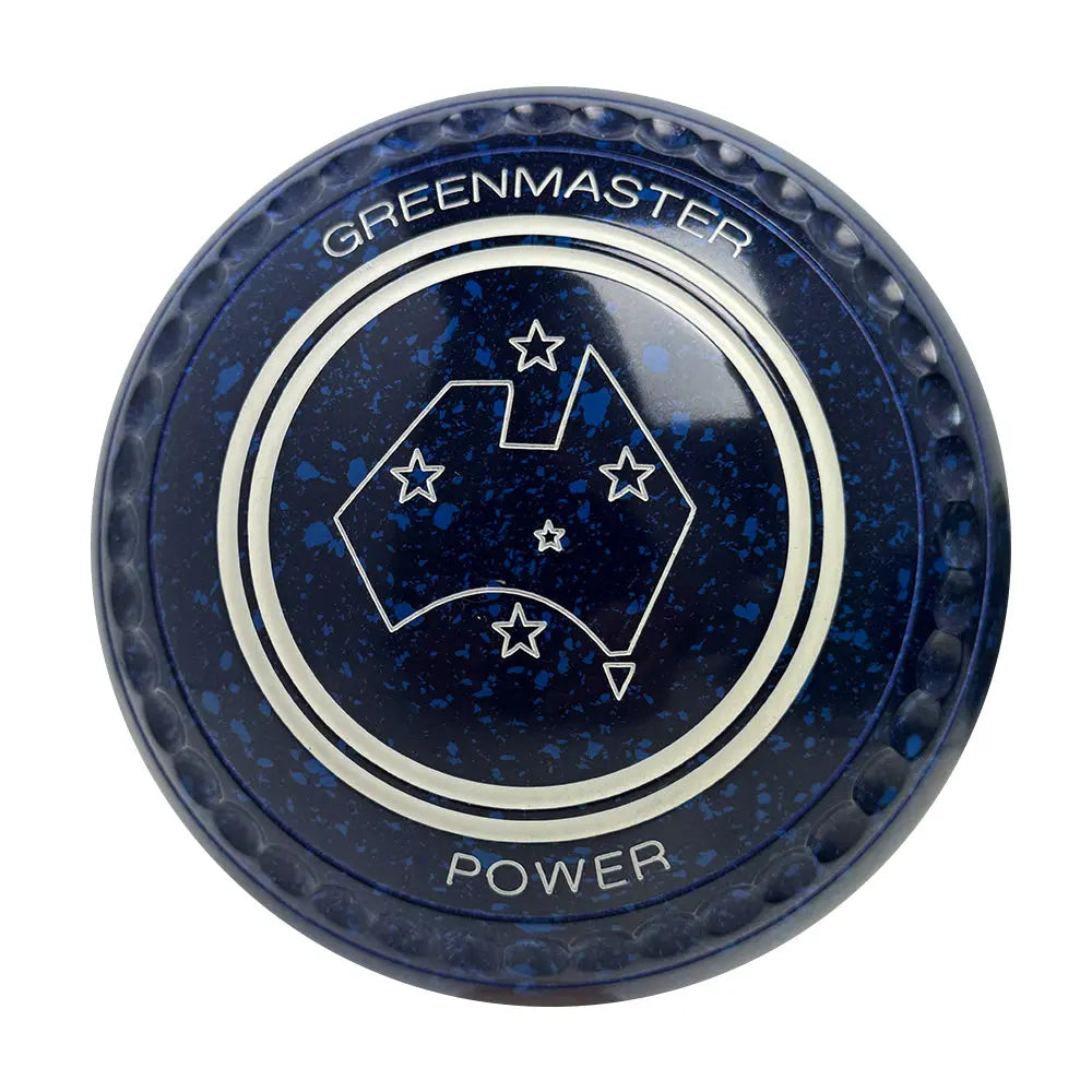 Greenmaster Power Lawn Bowls Size 4 Heavy Non-Gripped Dark Blue/Blue - AE10163A Taylor