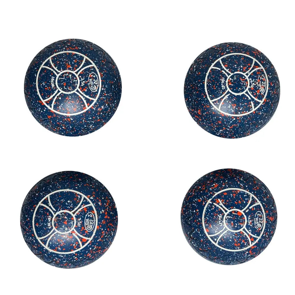 Aero (Pre-Owned) Optima Lawn Bowls 3.5 Heavy Z-Scoop Blue/Orange/White -166393 - Bowls City