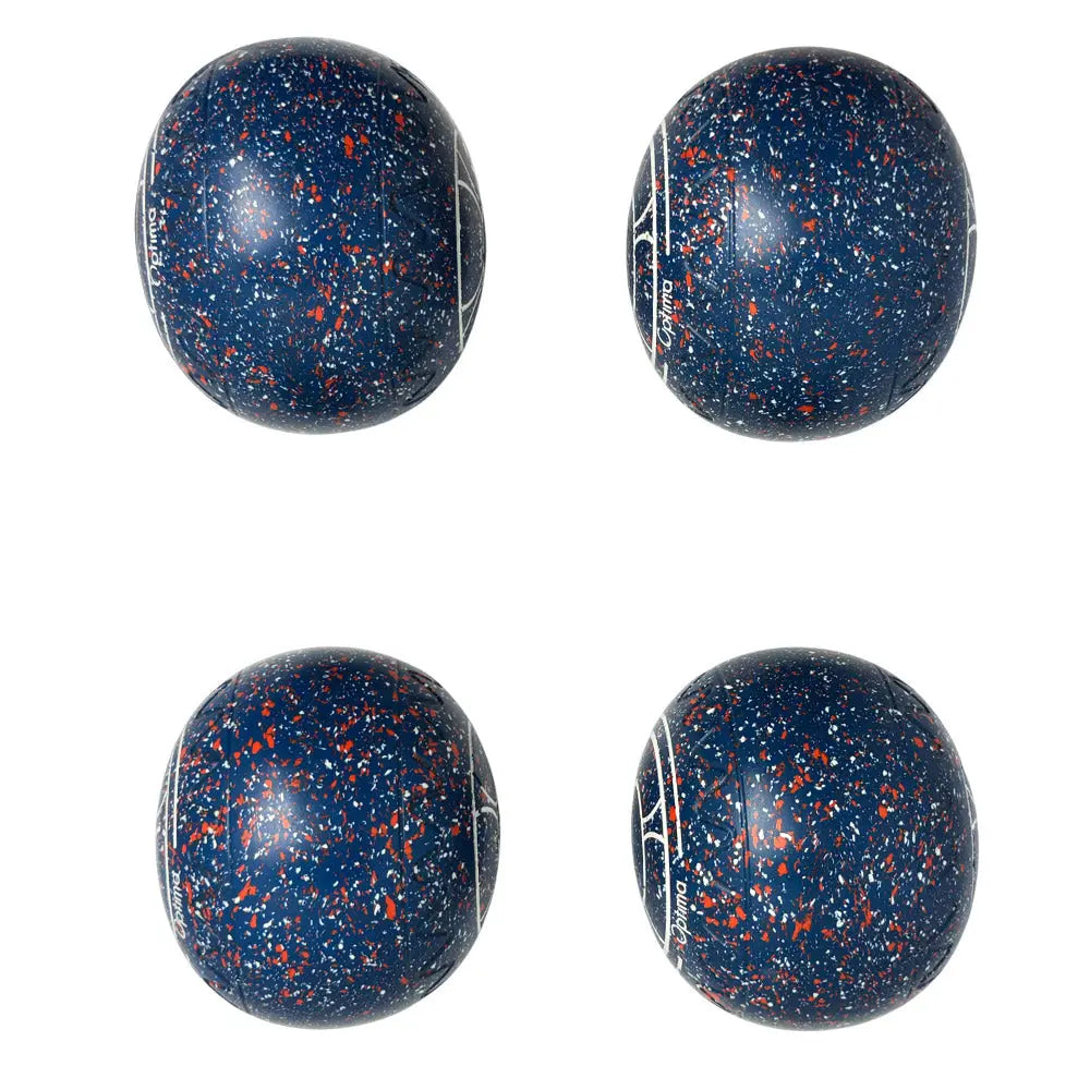 Aero (Pre-Owned) Optima Lawn Bowls 3.5 Heavy Z-Scoop Blue/Orange/White -166393 - Bowls City