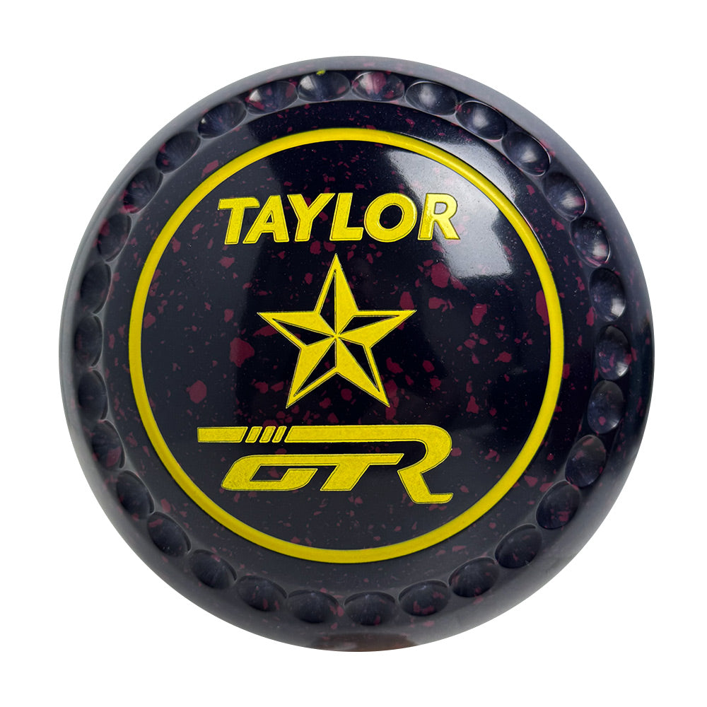 Taylor GTR Lawn Bowls Size 3 Heavy Gripped Dark Blue/Magenta HAD1664A