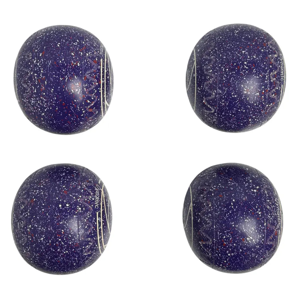 Aero (Pre-Owned) Dynamic Lawn Bowls 3 Heavy Zig Zag Purple Speckle - 168588 Aero Bowls