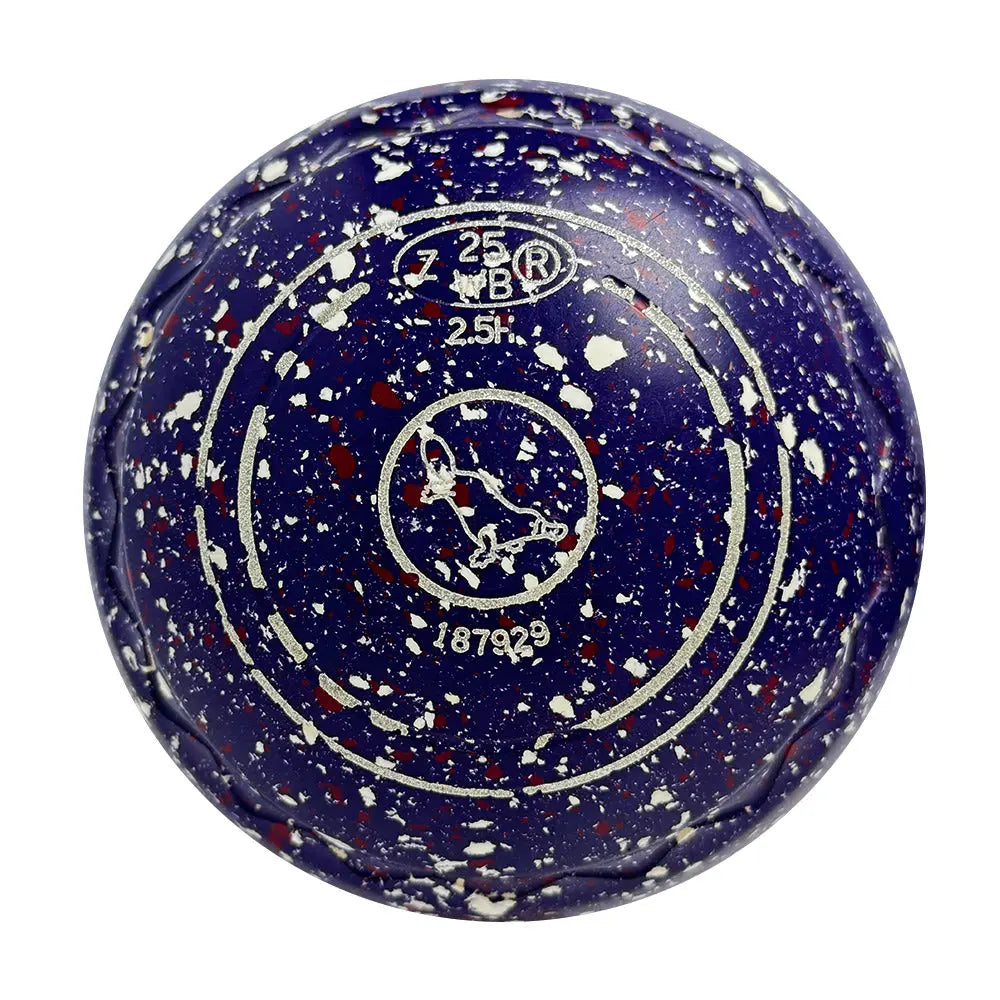 Aero (Pre-Owned) Dynamic Lawn Bowls 2.5 Heavy Z-Scoop Purple Speckle - 187929 - Bowls City