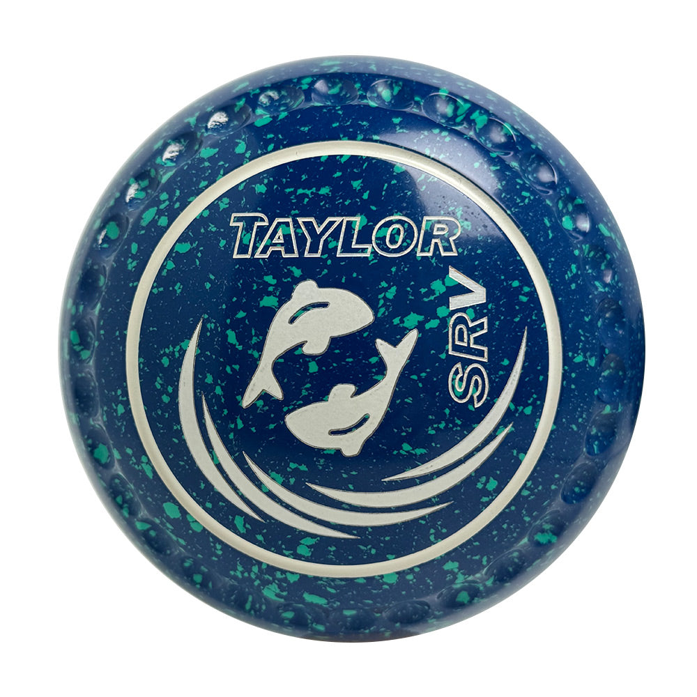 Taylor SRV Lawn Bowls Size 2 Heavy Blue/Mint - HAE1930A
