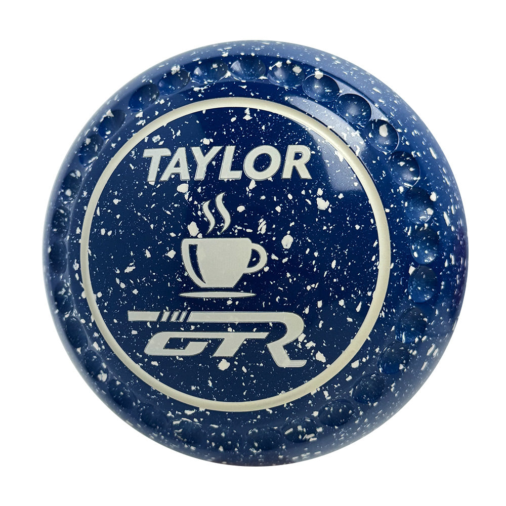 Taylor GTR Lawn Bowls Size 2 Heavy Gripped Blue/White HAD1933A