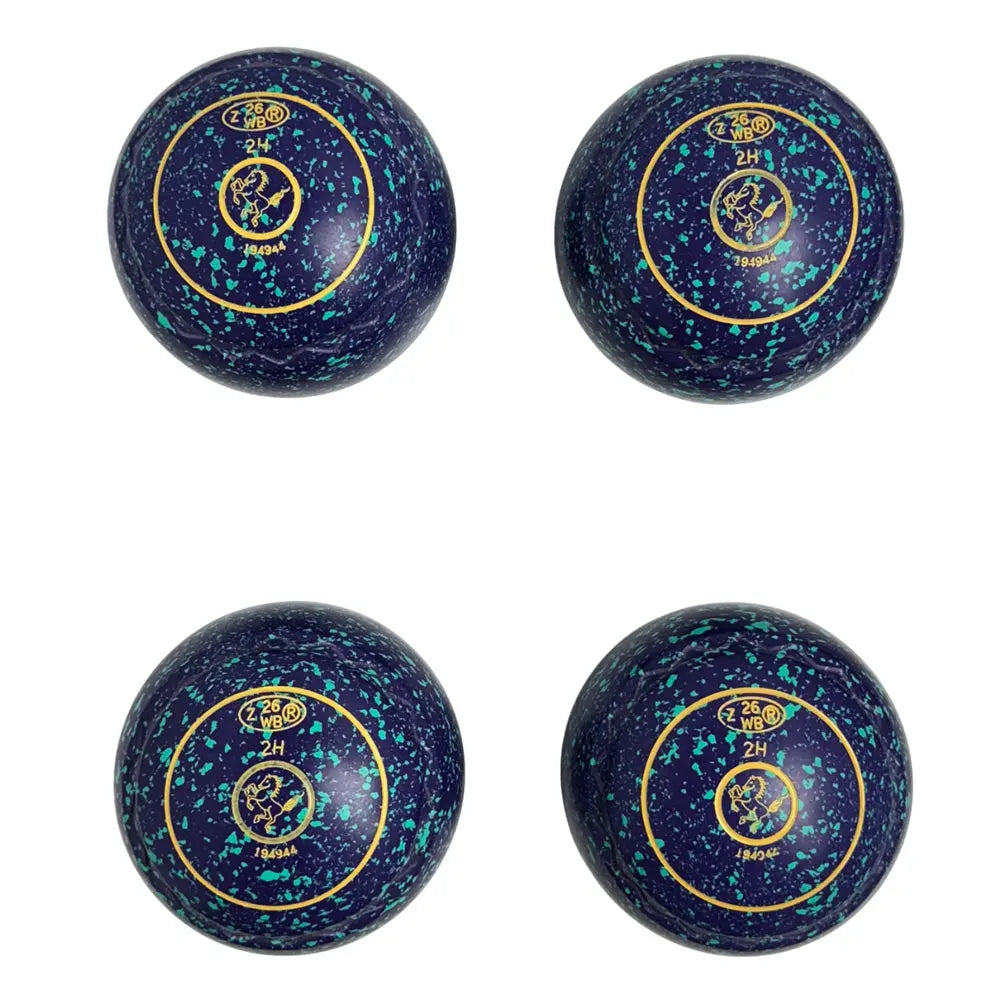 Aero (Pre-Owned) Optima Lawn Bowls 2 Heavy Z-Scoop Purple/Teal - 194944 - Bowls City