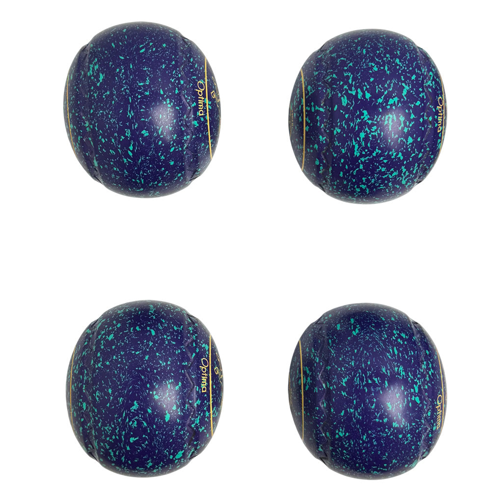 Aero (Pre-Owned) Optima Lawn Bowls 2 Heavy Z-Scoop Purple/Teal - 194944