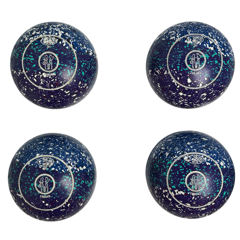 Aero (Pre-Owned) Dynamic Lawn Bowls 3 Heavy Zig Zag Rainbow - 198542