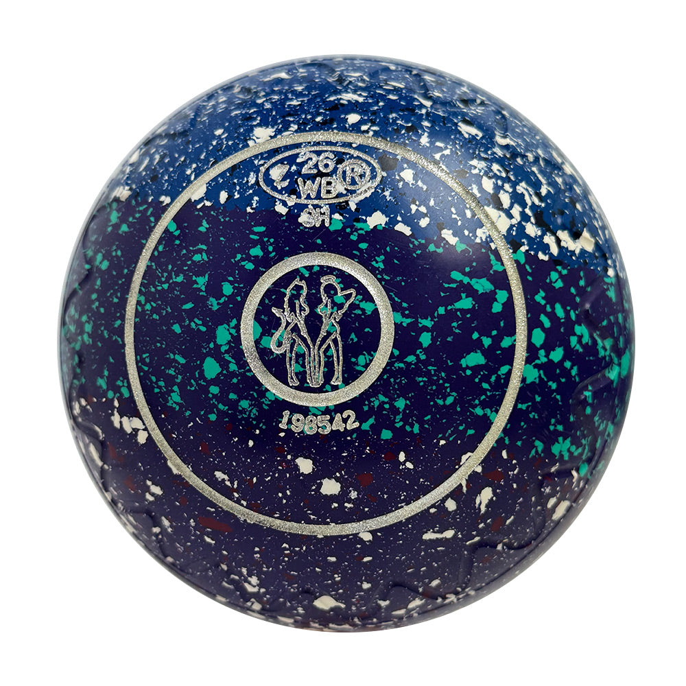 Aero (Pre-Owned) Dynamic Lawn Bowls 3 Heavy Zig Zag Rainbow - 198542