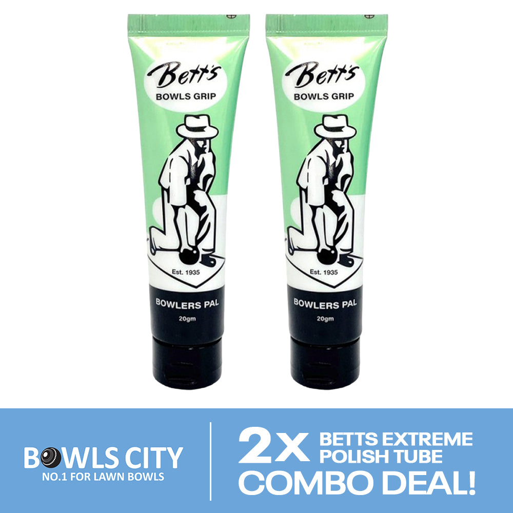 Betts Lawn Bowls Sports Extreme Grip Polish Tube - 2 Pack Value Deal