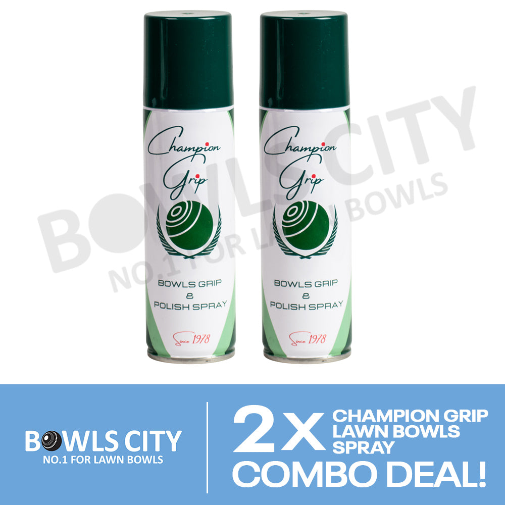 Champion Grip Lawn Bowls Spray - 2 Pack