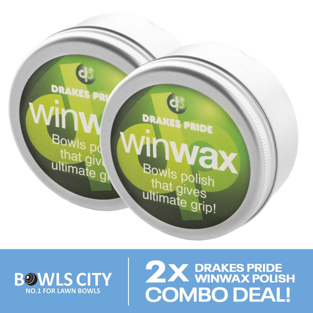 Drakes Pride Winwax Lawn Bowls Polish/Grip - 2 Pack Value Deal!