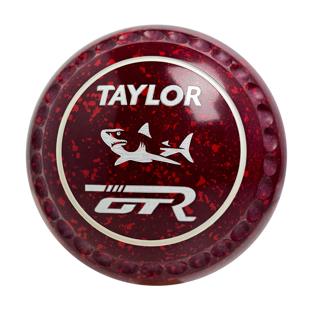 Taylor GTR Lawn Bowls Size 3 Heavy Gripped Maroon/Red HAD2110A