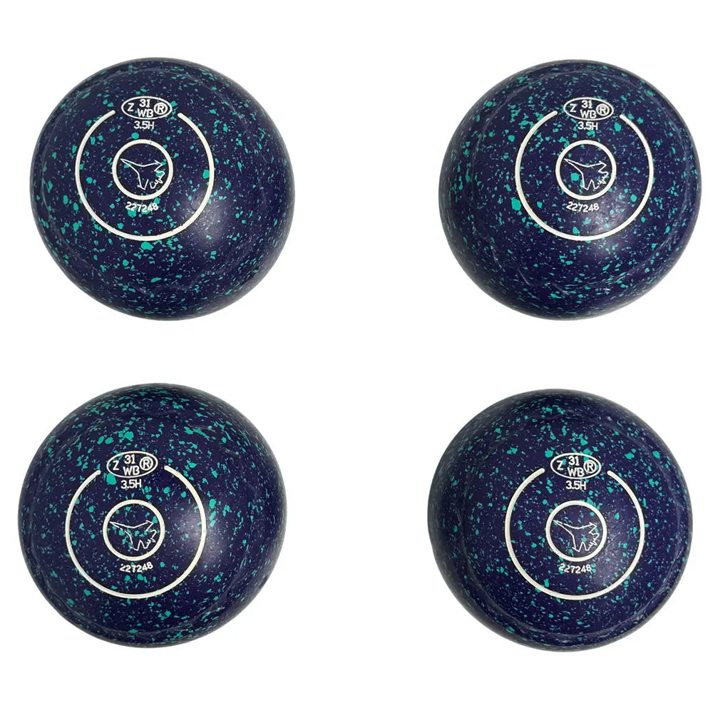 Aero (Pre-Owned) Evolve Lawn Bowls 3.5 Heavy Z-Scoop Blueberry - 227248 - Bowls City
